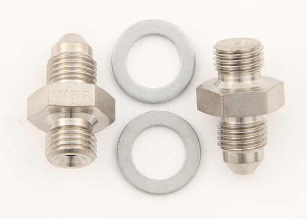 XRP-XTREME RACING PROD. 3/8-24 to #3 Stl Crush Washer Seal Adapter (Pr) 402733
