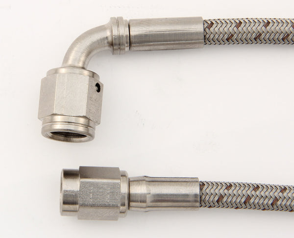 XRP-XTREME RACING PROD. #3 90 Deg to #3 Str 24in Brake Hose 639024