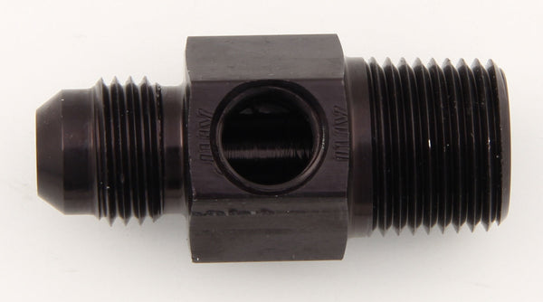 XRP-XTREME RACING PROD. #6 to 3/8 NPT Fuel Press Adapter w/ 1/8 NPT Port 700194BB