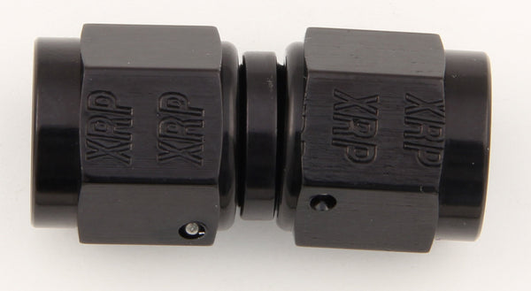 XRP-XTREME RACING PROD. #8 Str Fem Flare Swivel Coupling Black 900108BB