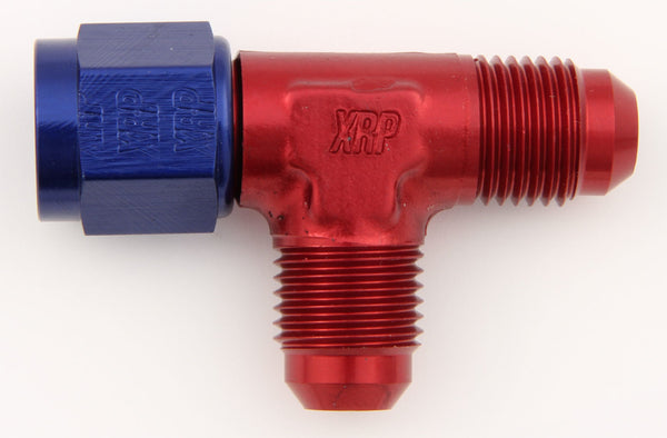 XRP-XTREME RACING PROD. #8 Male Flr Tee to Fem Swivel On Run Fitting 900308