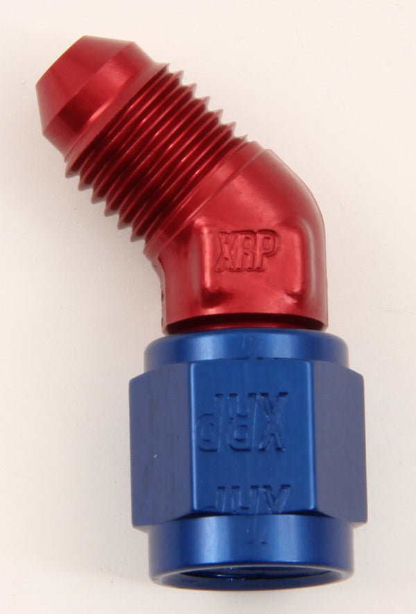 XRP-XTREME RACING PROD. #6 45 Deg Fem Swivel to Male Flr Forged Fitting 900406
