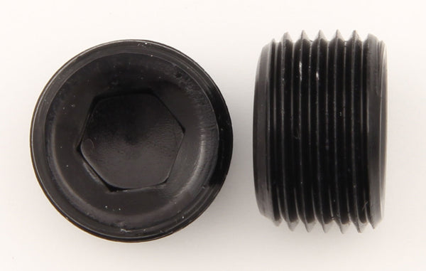 XRP-XTREME RACING PROD. 1/4in Allen Head Pipe Plug (2pk) Black 993203BB