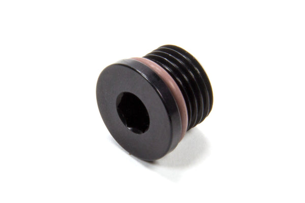 XRP-XTREME RACING PROD. -6 ORB Internal Hex Port Plug - Aluminum - Black IHP006
