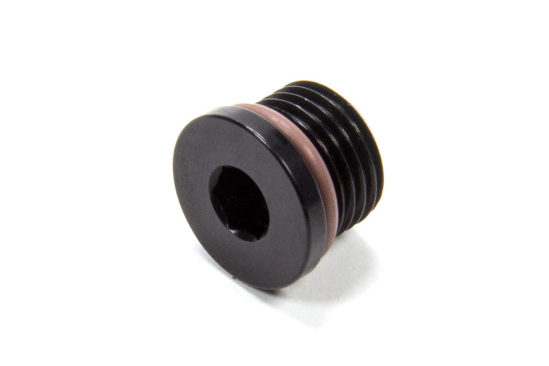 XRP-XTREME RACING PROD. -6 ORB Internal Hex Port Plug - Aluminum - Black IHP006
