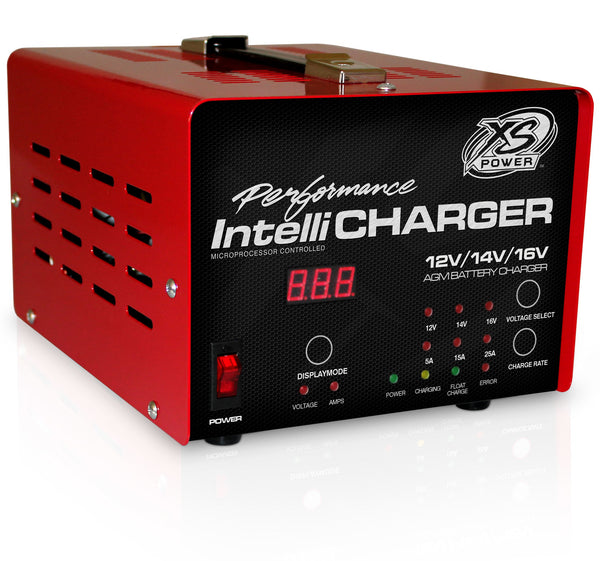 XS POWER BATTERY 25 Amp Battery Charger 12v/16v 1005