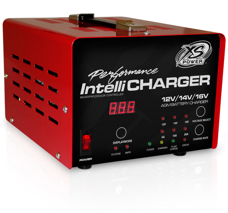 XS POWER BATTERY 25 Amp Battery Charger 12v/16v 1005