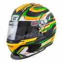 ZAMP Helmet RZ-70 X-Large Grn/Blk SA2020/FIA8859 H760C49XL