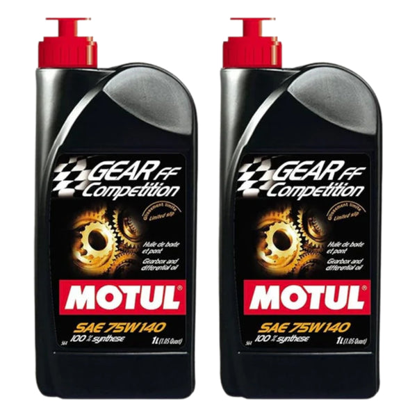 Motul Gear Competition 75W140 100% Synthetic Gearbox & Differential Oil 1L Each (2 Pack)
